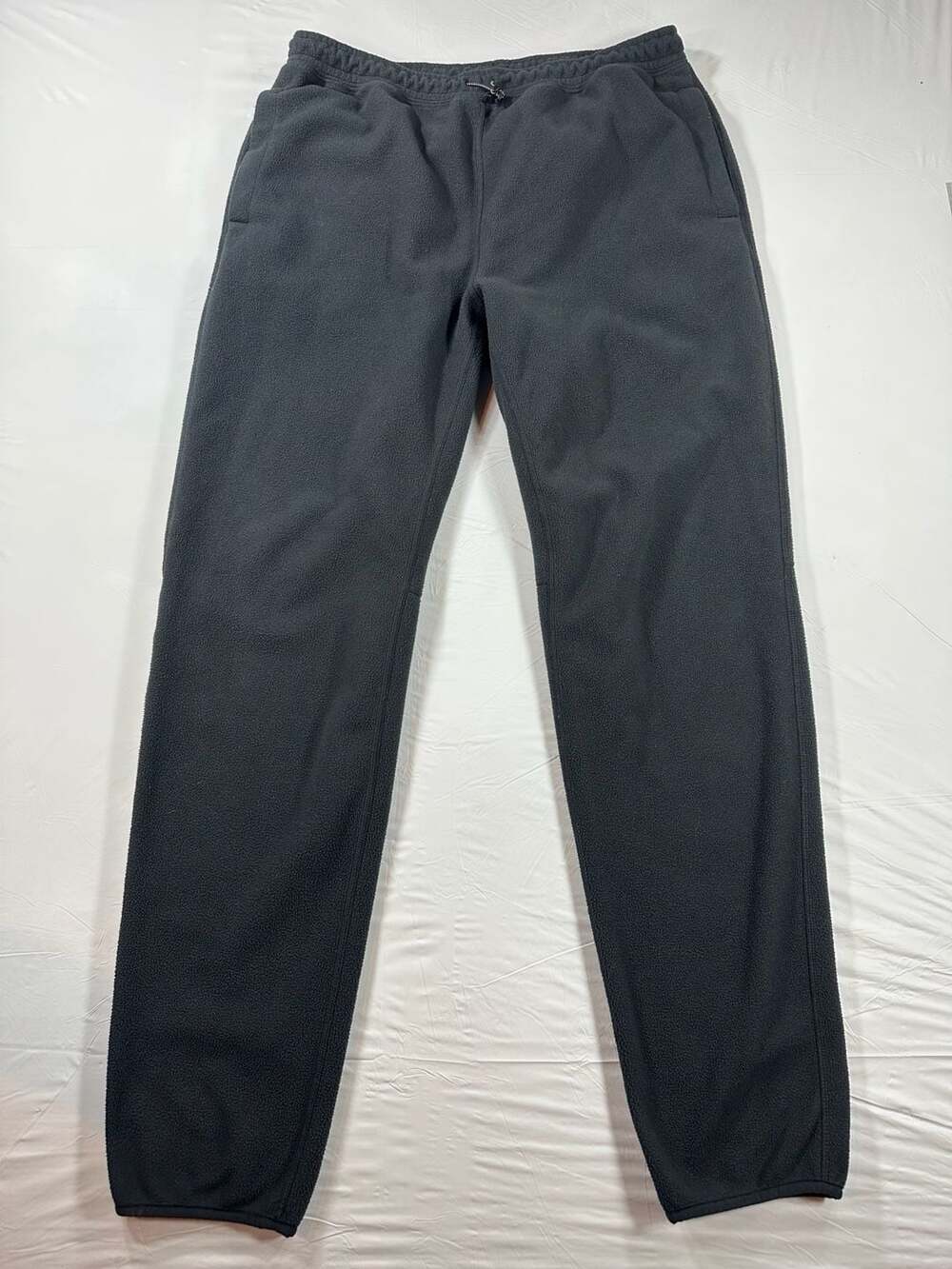 REI Co-op Fleece Sweatpants Black Large Tall Fall Warm Straight Outdoor